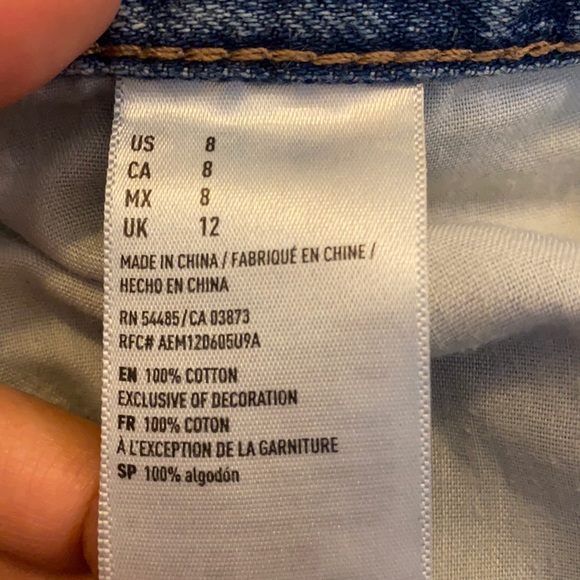 American Eagle Outfitters Vintage Hi-Rise Festival‎ Shorts Womens Size 8 - Picture 3 of 9